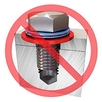 Golillas Nord-Lock (de tipo Nord-Lock): uso indebido